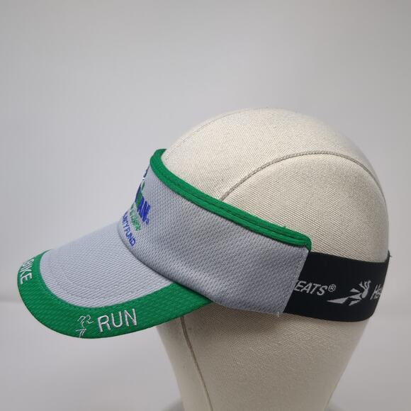 Ironman Community Fund Swim Bike Run Fitted Visor Hat Multicolor One Size - Picture 3 of 10